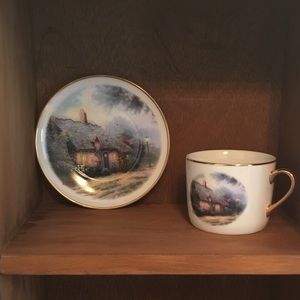 Thomas Kinkade decorative cup & saucer